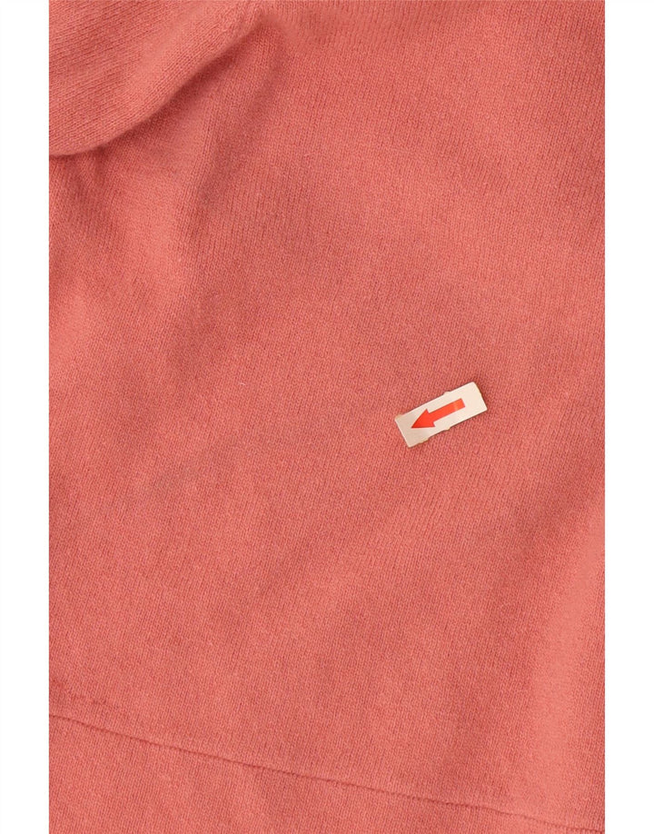 Monsoon Damen Strickjacke mit 3/4-Ärmeln, UK 18, XL, rosa Wolle