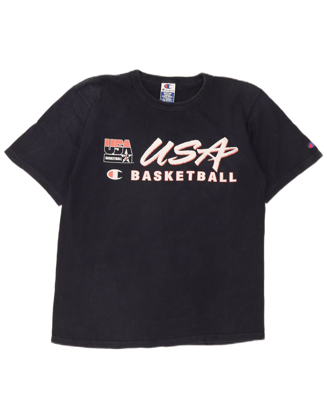 Champion Herren-T-Shirt mit Grafik, mittlere Marineblau-Baumwolle