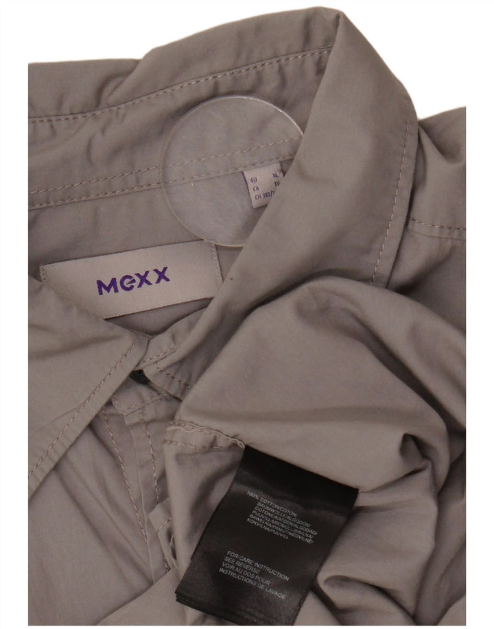 MEXX Herren Kurzarmhemd XL Grau Baumwolle