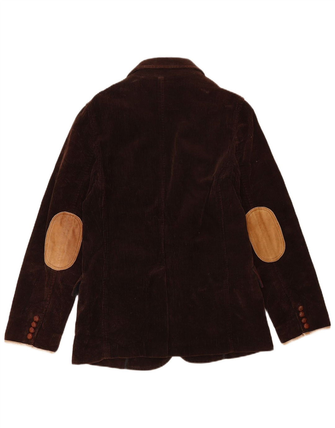 Ralph Lauren Damen-Blazerjacke mit 3 Knöpfen, US 10, Größe L, Braun, Farbblock