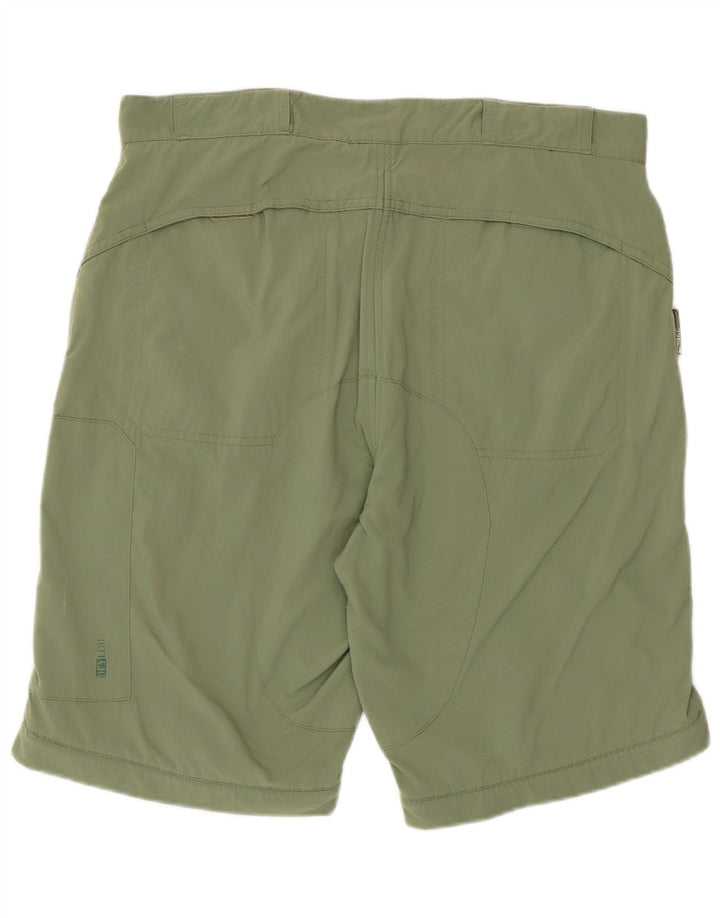 Vintage Herren Cargo Shorts Groß W34 Grün