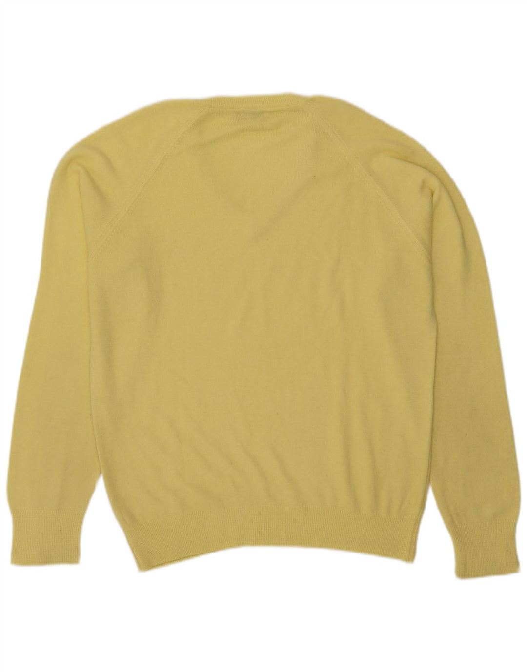 Kappa Herren-Pullover mit V-Ausschnitt, mittelgelbes Acryl