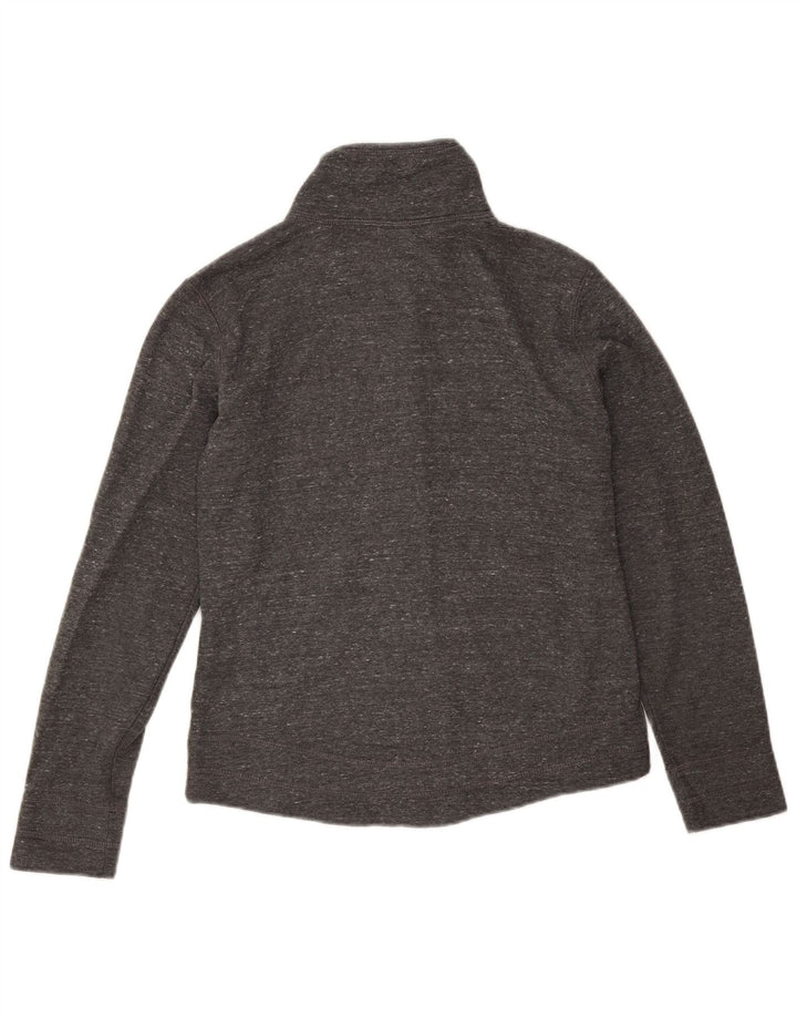 Champion Damen-Trainingsanzugoberteil, UK-Größe 10, Größe S, grau gefleckte Baumwolle