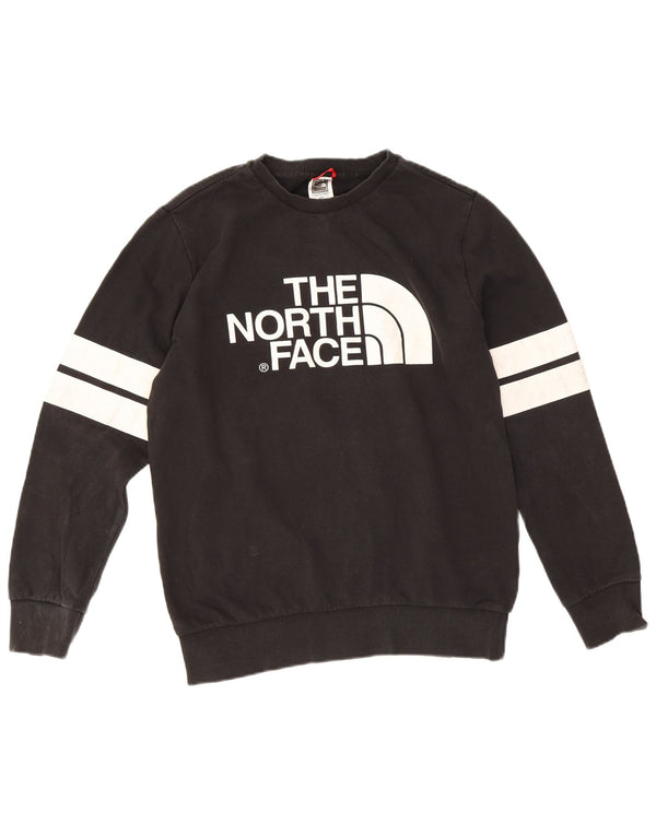 The North Face Damen-Sweatshirt-Pullover UK 14 Medium Black Colourblock