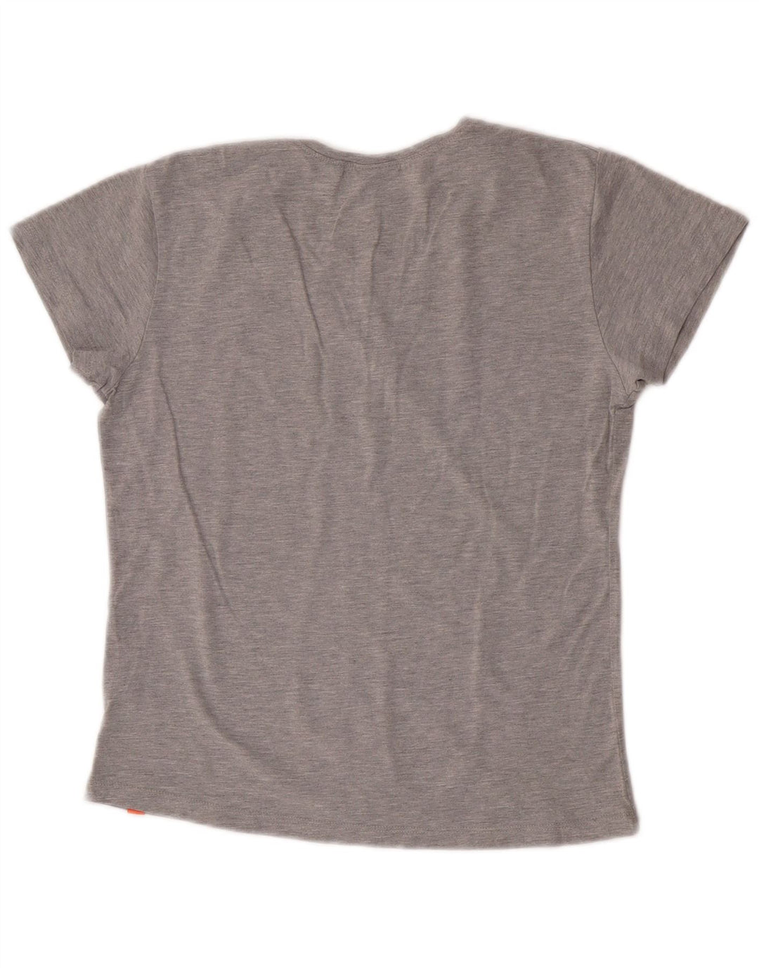 Nike Damen T-Shirt Top UK 10/12 mittelgraue Baumwolle