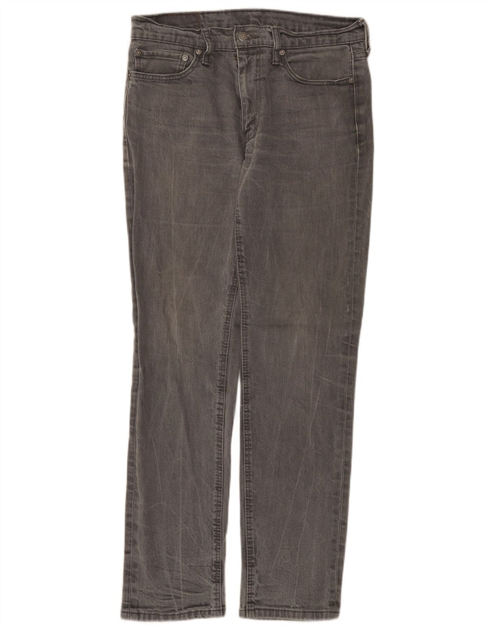 Levi's Herren 541 Tapered Jeans W33 L31 Graue Baumwolle