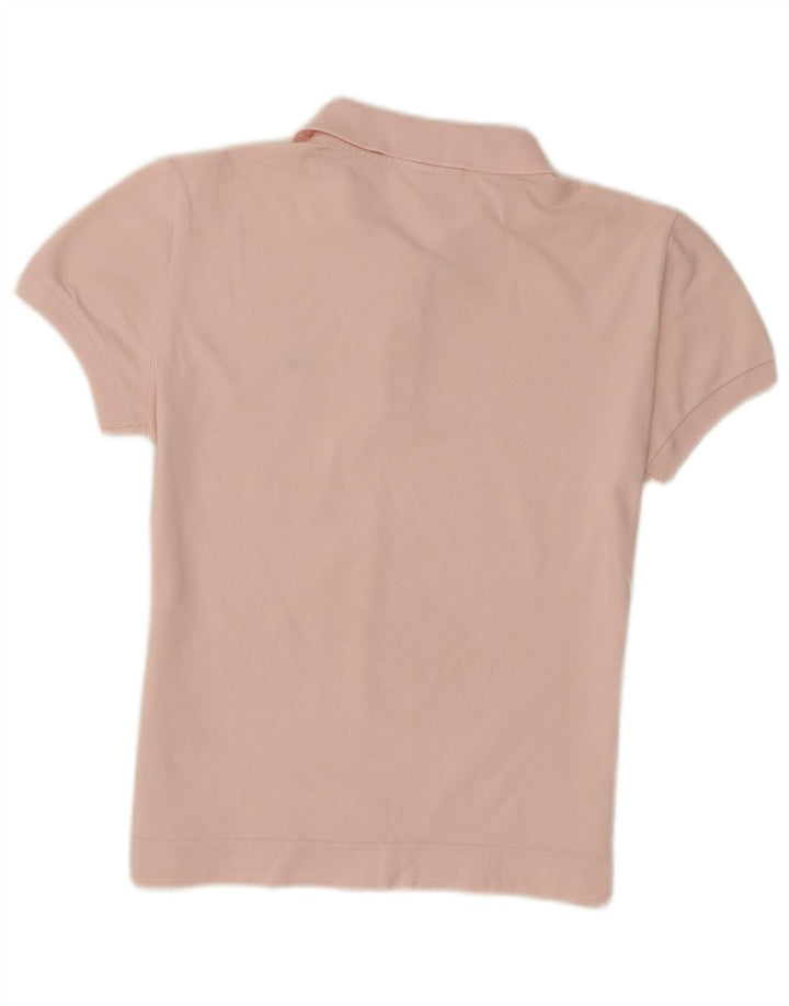 Lacoste Damen-Poloshirt, Größe 42, große rosa Baumwolle
