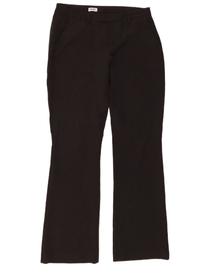 Liu Jo Damen Bootcut Freizeithose W32 L33 Schwarz