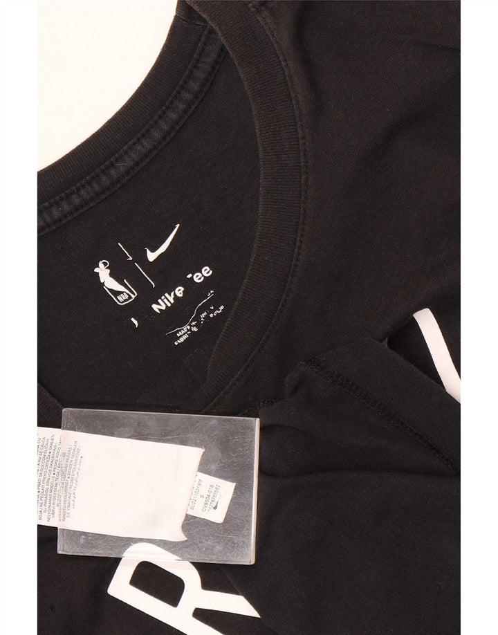 Nike Herren Brooklyn Graphic T-Shirt Top Small Schwarz Baumwolle