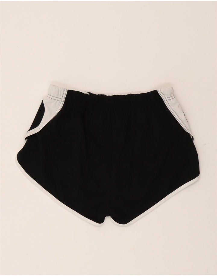 Asics Damen Sportshorts UK 8 Small Schwarz Colourblock Polyester