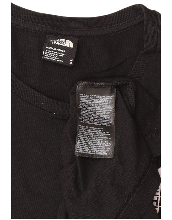 The North Face Herren-T-Shirt mit Grafik, mittelschwarze Baumwolle