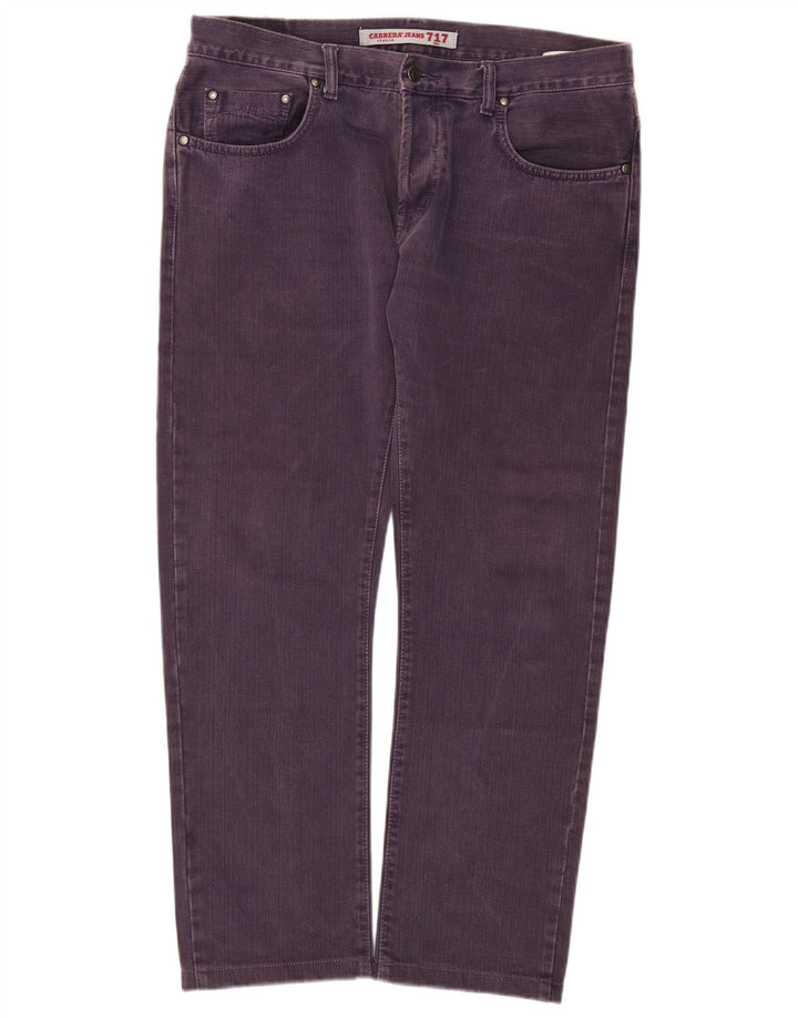 Carrera Herren Straight Jeans W36 L29 Lila Baumwolle
