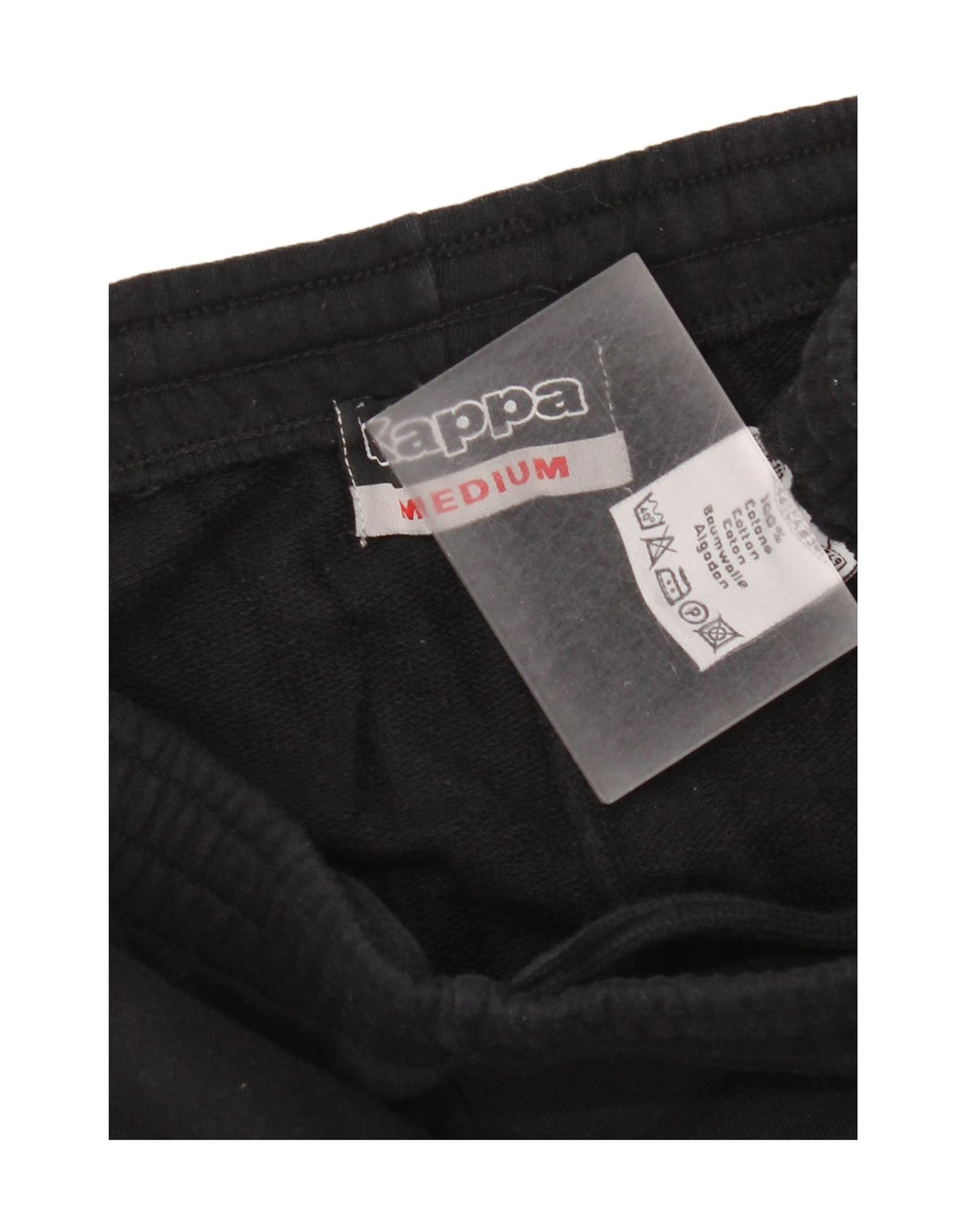 Kappa Herren-Trainingshose, mittelschwarz, Baumwolle