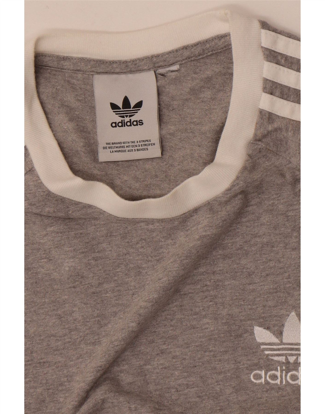 Adidas Herren T-Shirt Top Small Grau meliert
