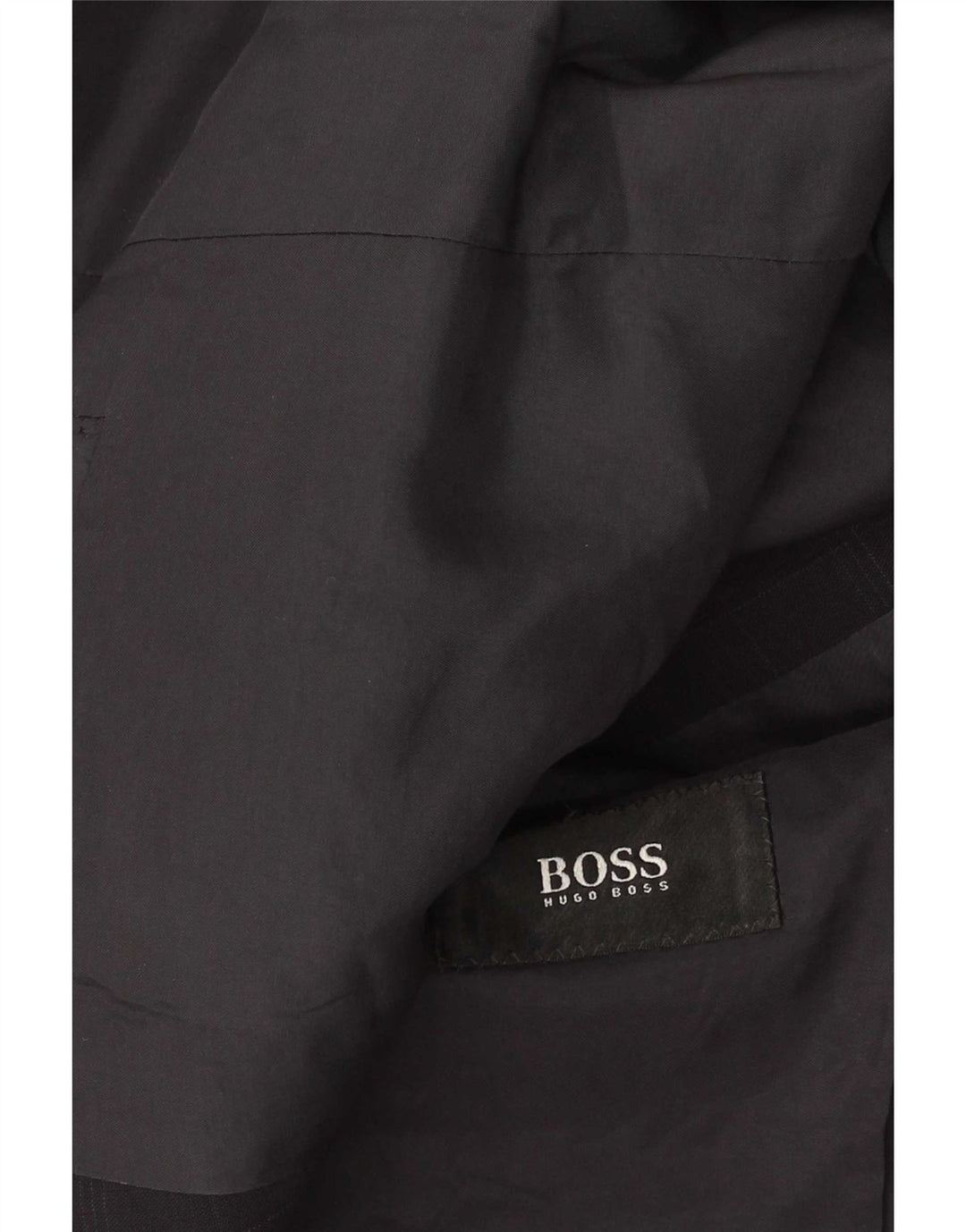 Hugo Boss Herren-Blazer mit 3 Knöpfen, Gr. 38, mittelmarineblau kariert