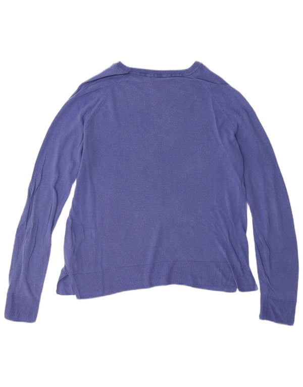 Massimo Dutti Damen-Blusenoberteil in Übergröße, UK 6, XS, Marineblau, Lyocell