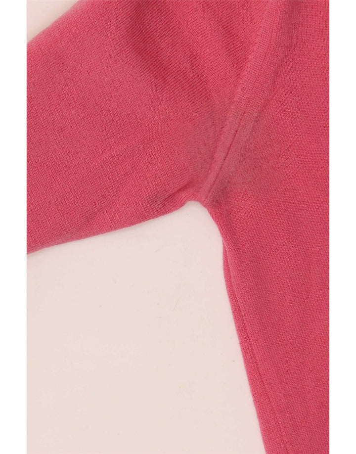 Fred Perry Damen-Pullover mit V-Ausschnitt, Gr. 12, Mittelrosa