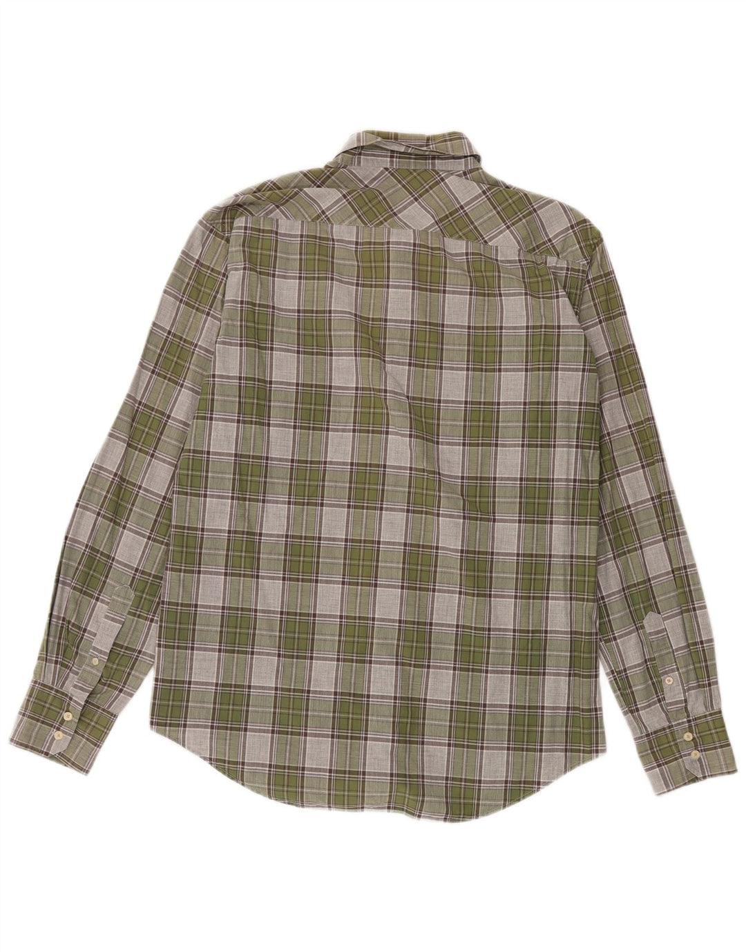 Best Company Herrenhemd 2XL grün kariert Baumwolle