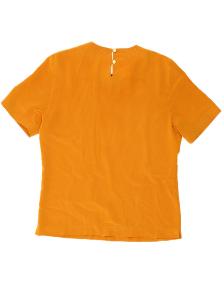 RENATO BALESTRA Damen Blusentop IT 44 Mittelorange