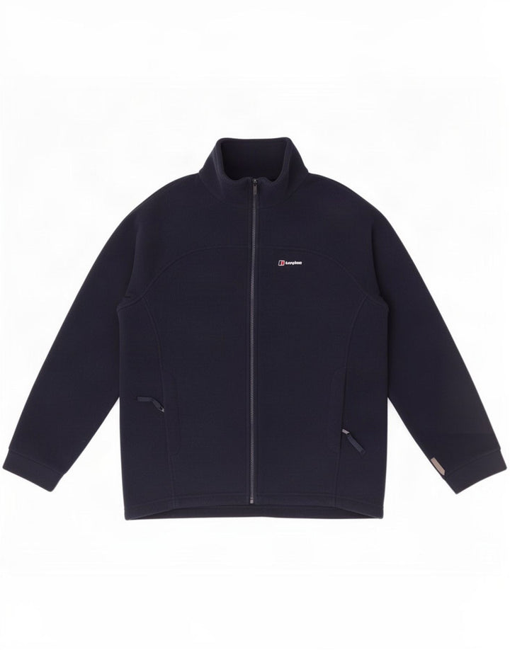 Berghaus Damen Fleecejacke UK 14 Large Marineblau Polyester