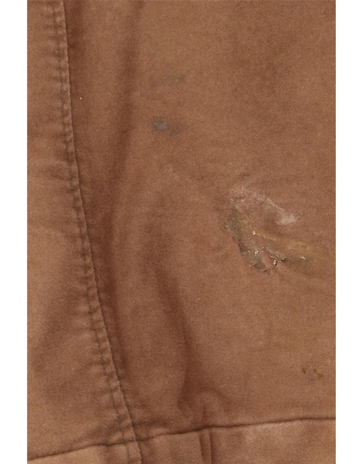 Fat Face Damen Übergroße Duffle-Jacke mit Kapuze, UK 16, Größe L, Braun, Baumwolle