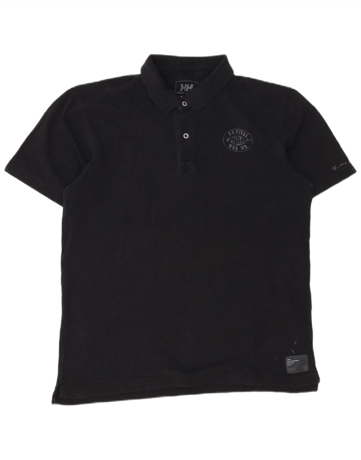 Helly Hansen Herren Poloshirt Large Schwarz