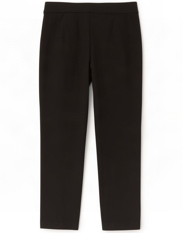 Marks & Spencer Damen-Hose mit kurzem Schnitt, UK 14, Größe L, W32, L24, schwarze Viskose
