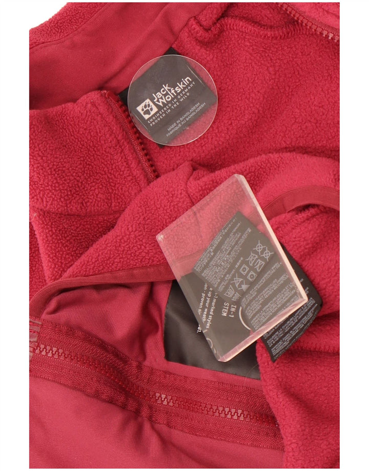 Jack Wolfskin Damen Liner Fleecejacke UK 10 Small Rosa Polyester