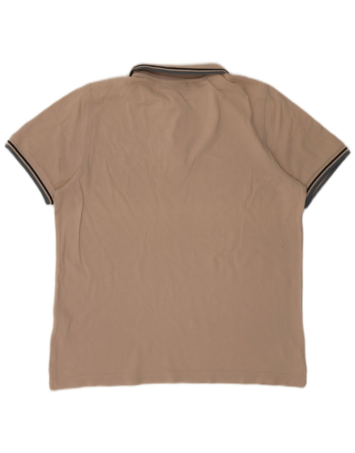 Lotto Herren-Poloshirt, groß, beige Baumwolle