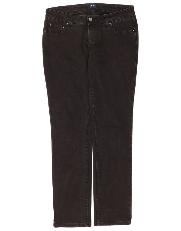 Trussardi Damen Slim Jeans W31 L33 Schwarze Baumwolle