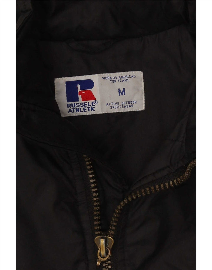 Russell Athletic Herren-Regenjacke mit Grafik, UK 38, mittelschwarz