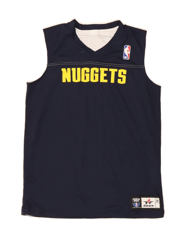 NBA Boys The Ymca Nuggets Graphic Vest Top 10-11 Years Navy Blue Vintage NBA and Second-Hand NBA from Messina Hembry 