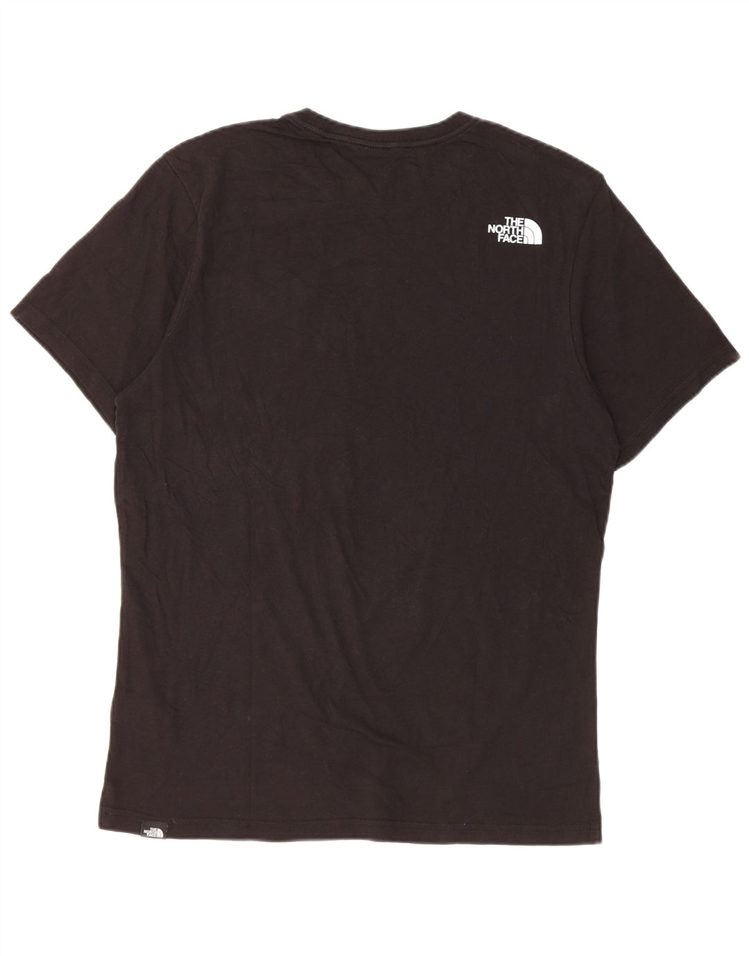The North Face Herren-T-Shirt-Oberteil aus mittelschwarzer Baumwolle