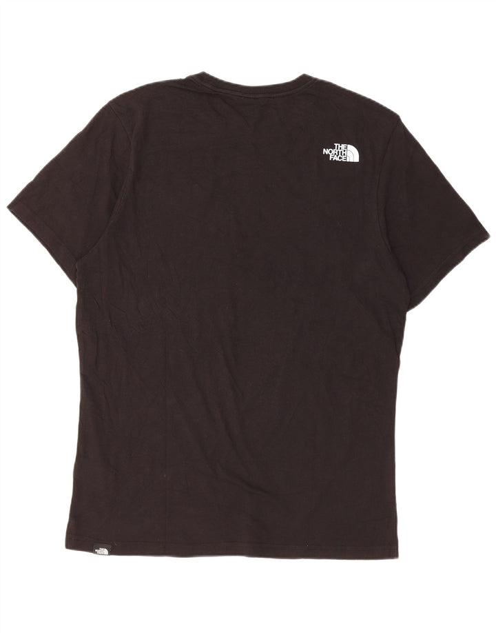 The North Face Herren-T-Shirt-Oberteil aus mittelschwarzer Baumwolle