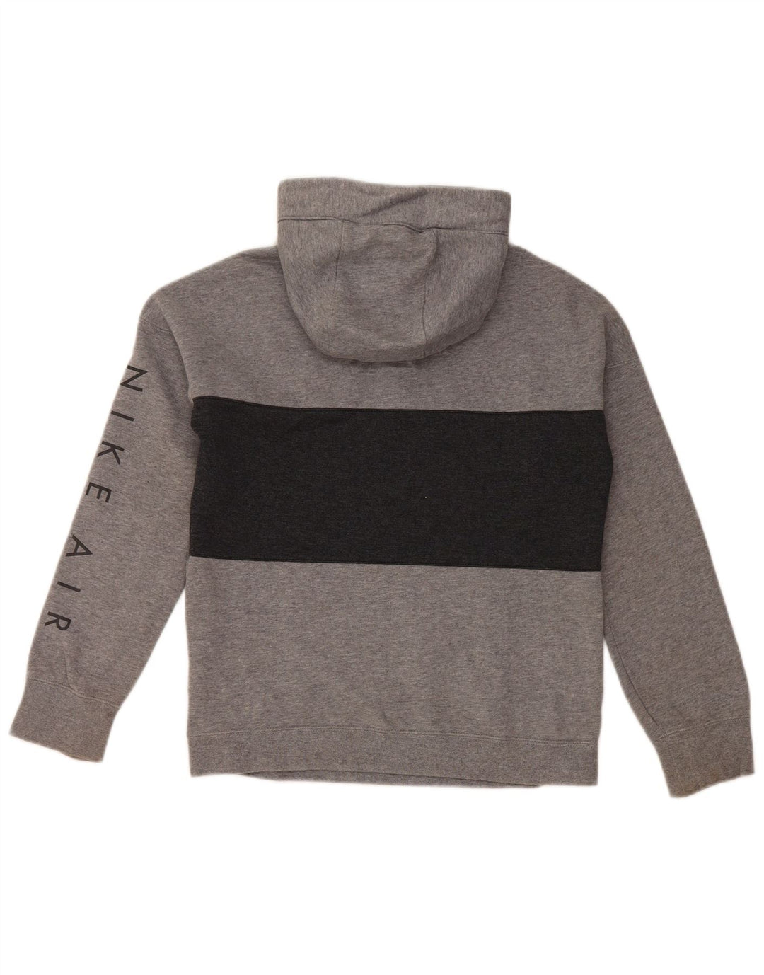NIKE Kapuzenpullover mit Grafik für Jungen, 12–13 Jahre, Größe L, Grau, Farbblock