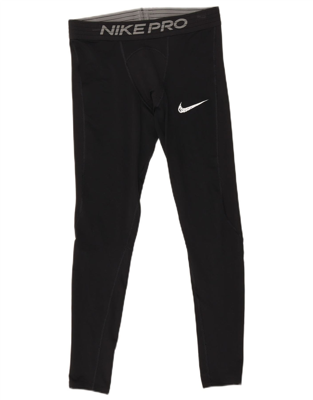 Nike Herren Tight Fit Graphic Leggings Mittelschwarzes Polyester