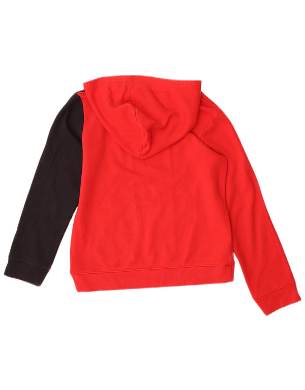 Under Armour Jungen-Kapuzenpullover mit Grafik, 9–10 Jahre, Mittelrot, Farbblock