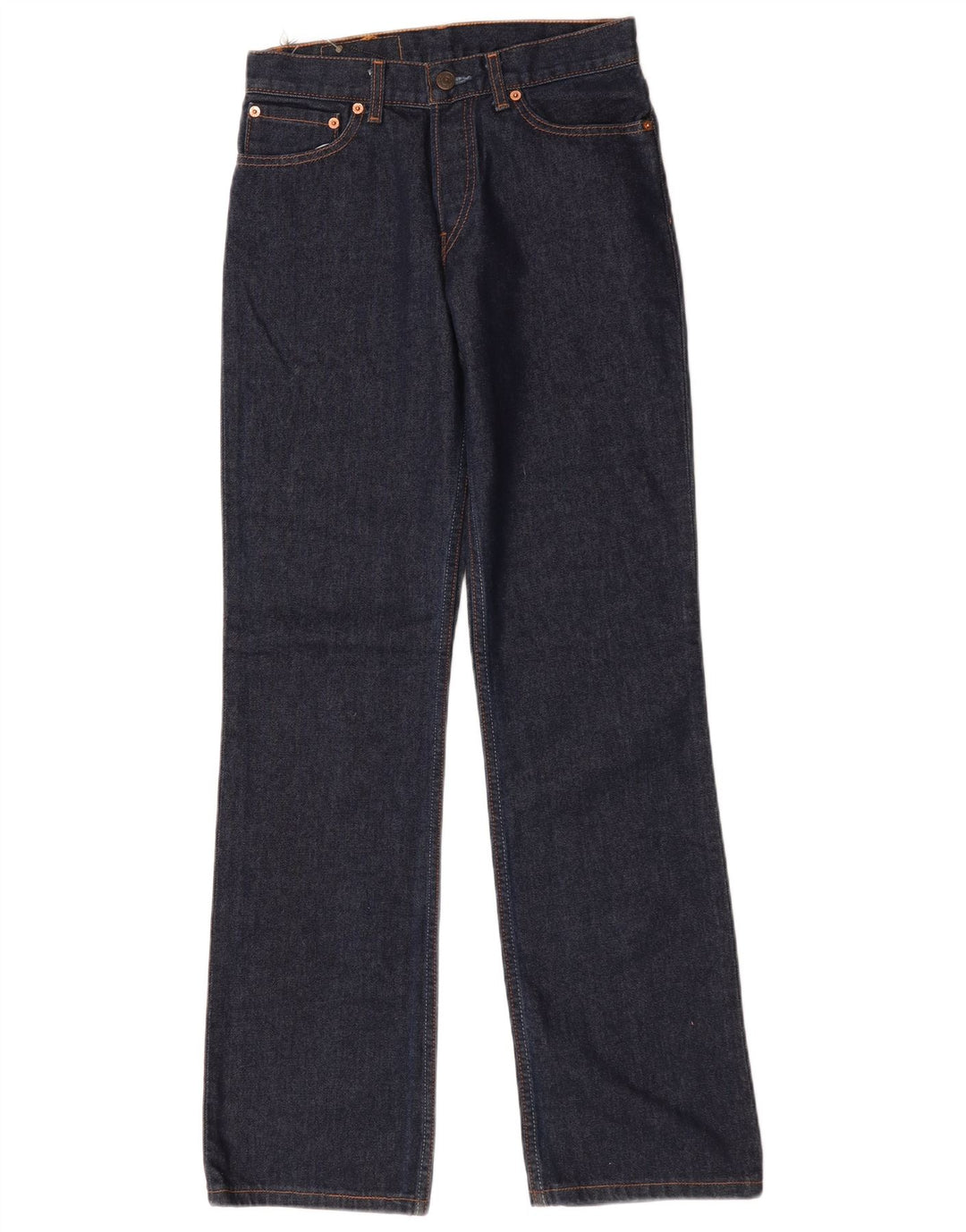 Levi's Damen 575 Straight Jeans W28 L32 Marineblaue Baumwolle
