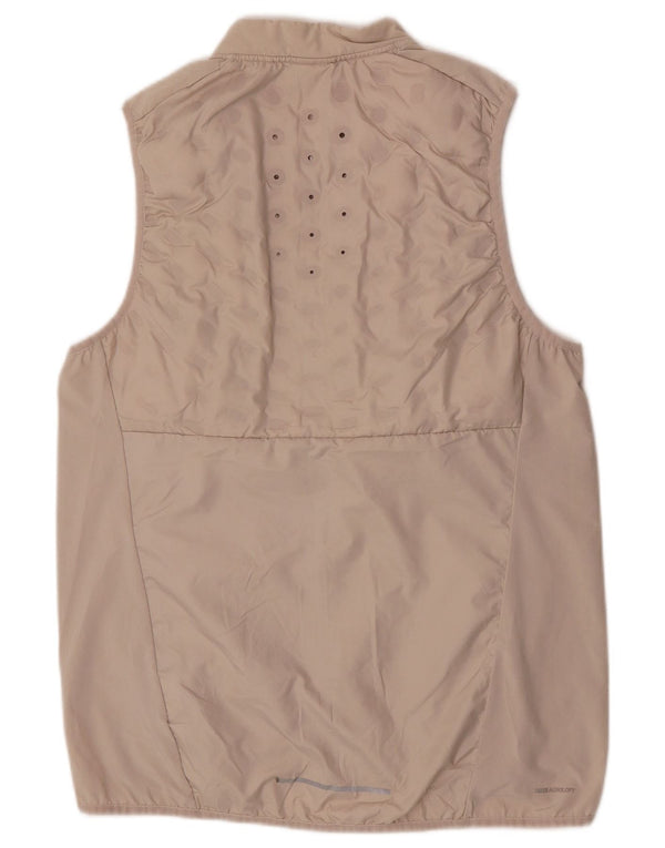 Nike Damen-Lauf-Trainingsanzug-Top-Jacke, UK 14, Größe L, Beige, Sport