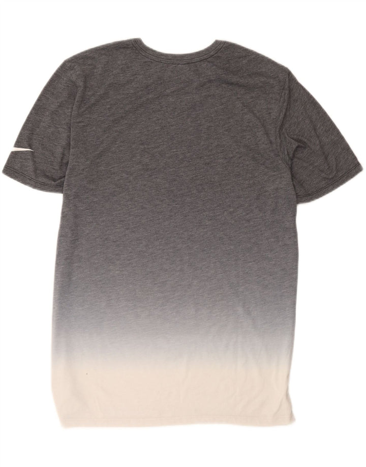 Nike Herren-T-Shirt mit Grafik, Größe L, Grau, Batikfärbung