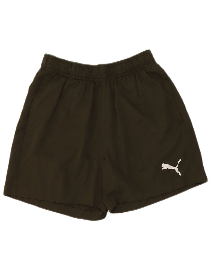 Puma Damen Sportshorts UK 12 Mittelgrünes Polyester