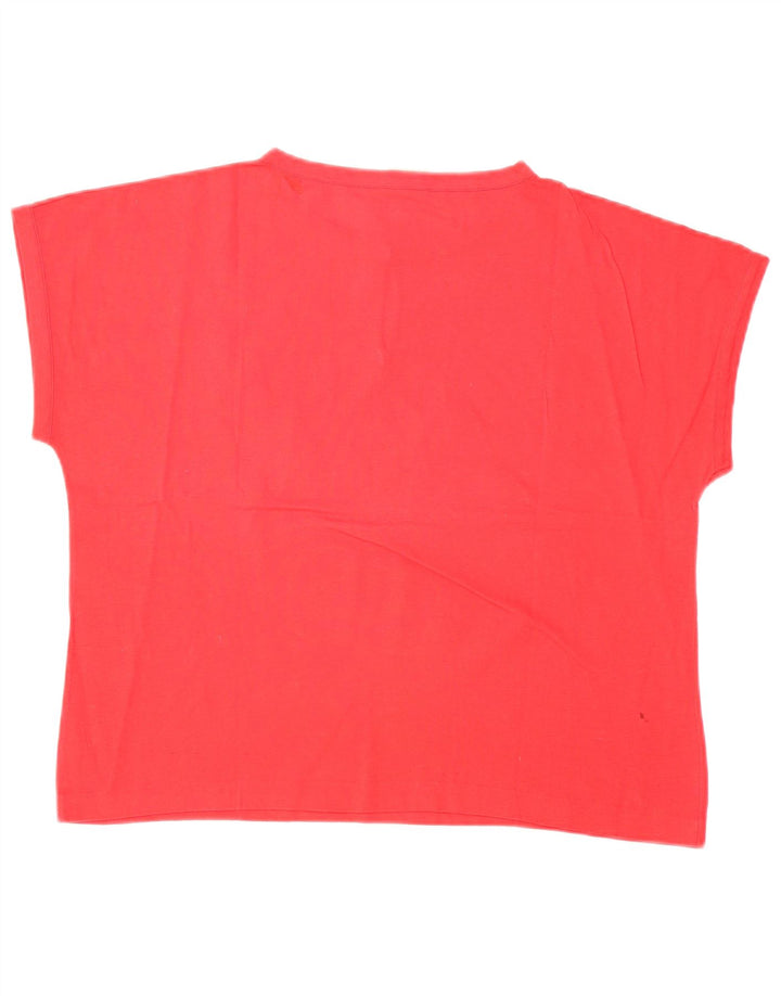 Ragno Damen T-Shirt Top EU 46 XL Rot geblümt