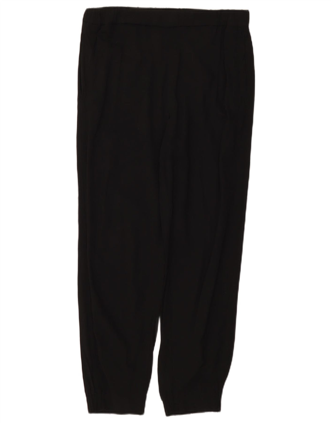 Cos Damen Joggers, kurze Hose, EU 38, M, B30, L26, schwarze Viskose