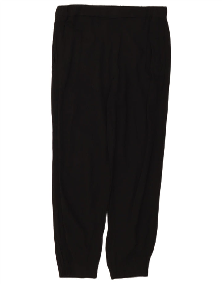 Cos Damen Joggers, kurze Hose, EU 38, M, B30, L26, schwarze Viskose