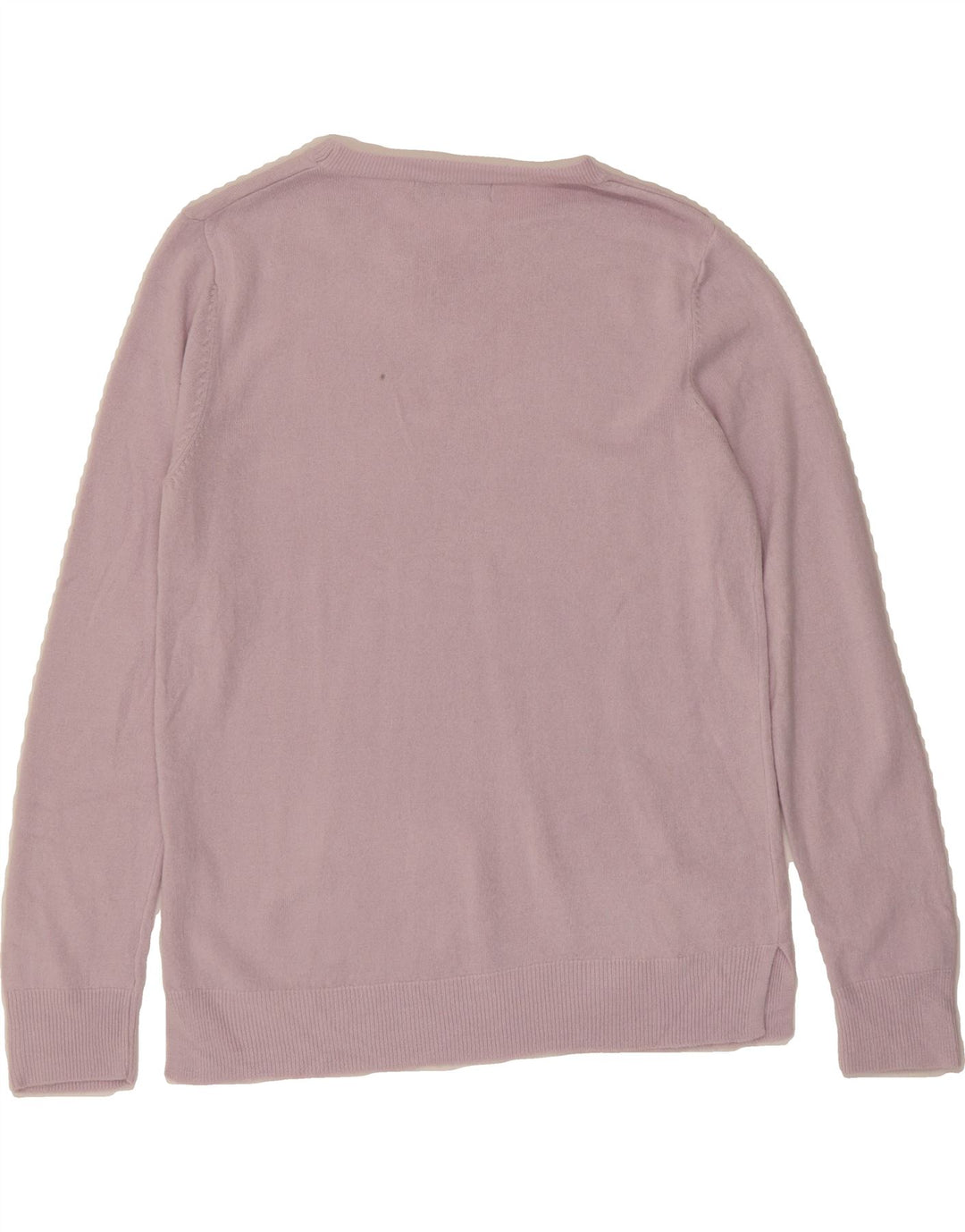 MARKS & SPENCER Womens Crew Neck Jumper Sweater UK 12 Medium  Purple Vintage Marks & Spencer and Second-Hand Marks & Spencer from Messina Hembry 