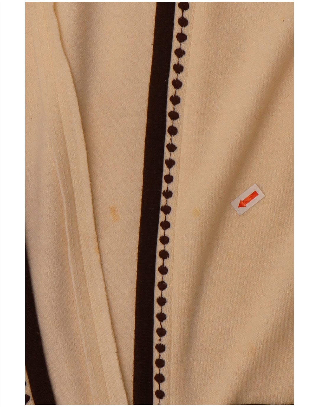 Carre Damen ärmelloser offener Cardigan-Pullover EU 42 Large Off White