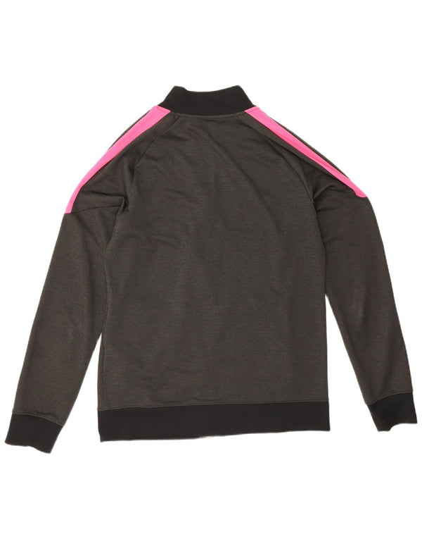 Nike Mens Dri Fit Tracksuit Top Jacket Medium Grey Colourblock Polyester