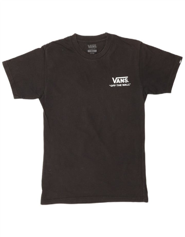 VANS Herren-T-Shirt mit klassischer Passform, Grafik, Größe S, Schwarz, Baumwolle