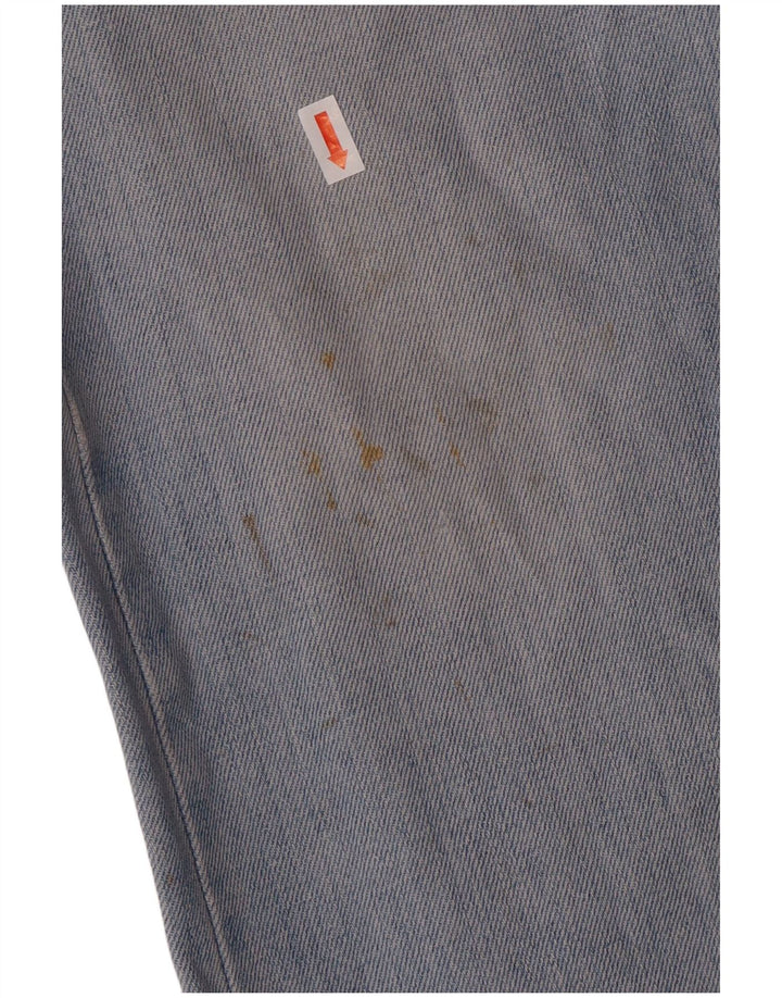 LEVI'S Herren 501 Straight Jeans W36 L31 Blaue Baumwolle