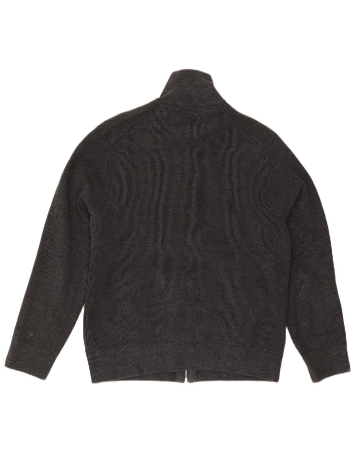 Marks & Spencer Herren-Strickjacke, groß, grau, Polyester